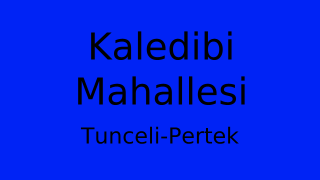 Kaledibi Mahallesi Thumbnail