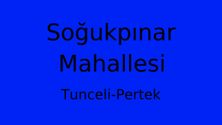 Soğukpınar Mahallesi Thumbnail
