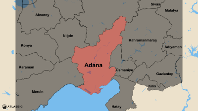 Adana ve Komşu İller Haritası Thumbnail