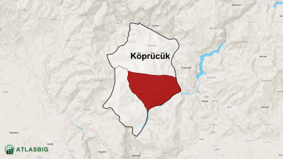Kışlak Mahallesi ve Çevresindeki Mahalle ve Köyler Haritası Thumbnail