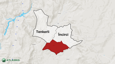 Kaşaltı Mahallesi ve Çevresindeki Mahalle ve Köyler Haritası Thumbnail