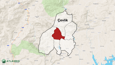 Gildirli Mahallesi ve Çevresindeki Mahalle ve Köyler Haritası Thumbnail