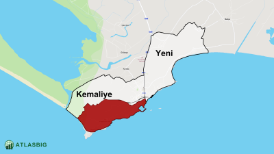 Karşıyaka Mahallesi ve Çevresindeki Mahalle ve Köyler Haritası Thumbnail