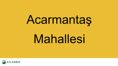 Acarmantaş Mahallesi Haritası Thumbnail