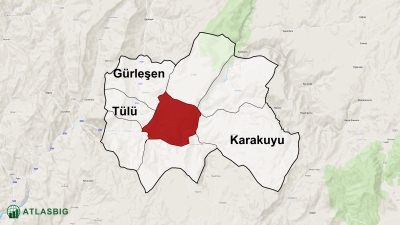 Yardibi Mahallesi ve Çevresindeki Mahalle ve Köyler Haritası Thumbnail