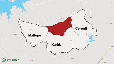 Boztepe Mahallesi ve Çevresindeki Mahalle ve Köyler Haritası Thumbnail