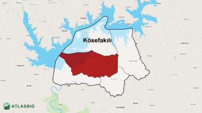 Karayusuflu Mahallesi ve Çevresindeki Mahalle ve Köyler Haritası Thumbnail