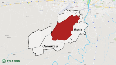 Akkapı Mahallesi ve Çevresindeki Mahalle ve Köyler Haritası Thumbnail