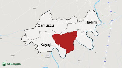 Koyuncu Mahallesi ve Çevresindeki Mahalle ve Köyler Haritası Thumbnail