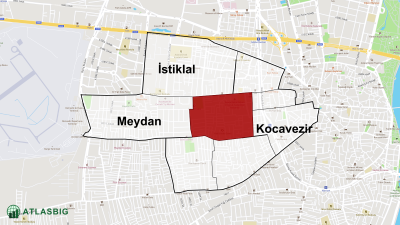 Yeşilyuva Mahallesi ve Çevresindeki Mahalle ve Köyler Haritası Thumbnail