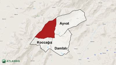 Tozlu Mahallesi ve Çevresindeki Mahalle ve Köyler Haritası Thumbnail