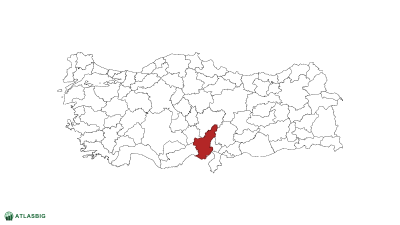 Türkiye haritasında Adana Thumbnail