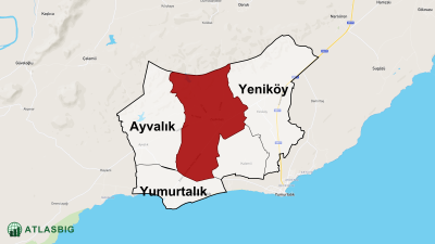 Zeytinbeli Mahallesi ve Çevresindeki Mahalle ve Köyler Haritası Thumbnail