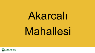 Akarcalı Mahallesi Haritası Thumbnail