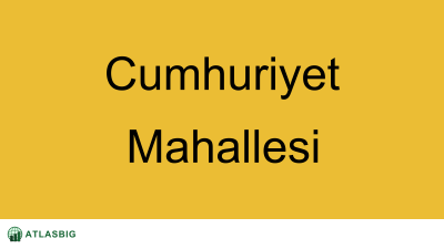 Cumhuriyet Mahallesi Haritası Thumbnail
