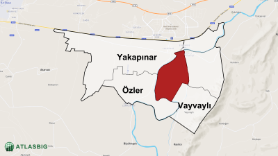 Havraniye Mahallesi ve Çevresindeki Mahalle ve Köyler Haritası Thumbnail