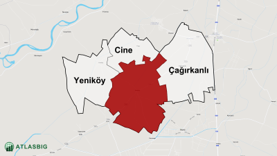Kadıköy Mahallesi ve Çevresindeki Mahalle ve Köyler Haritası Thumbnail