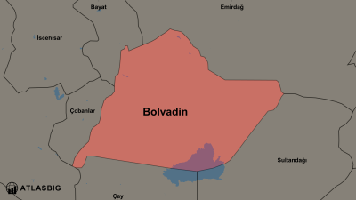 Bolvadin ve Komşu İlçeler Haritası Thumbnail