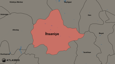 İhsaniye ve Komşu İlçeler Haritası Thumbnail