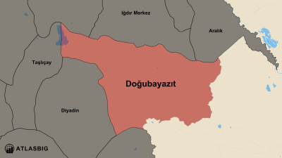 Doğubayazıt ve Komşu İlçeler Haritası Thumbnail