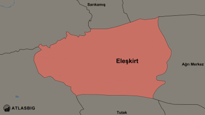 Eleşkirt ve Komşu İlçeler Haritası Thumbnail