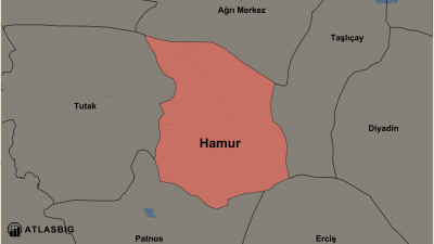 Hamur ve Komşu İlçeler Haritası Thumbnail