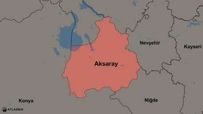 Aksaray ve Komşu İller Haritası Thumbnail