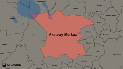Aksaray Merkez ve Komşu İlçeler Haritası Thumbnail