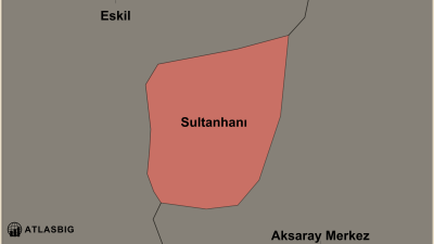 Sultanhanı ve Komşu İlçeler Haritası Thumbnail