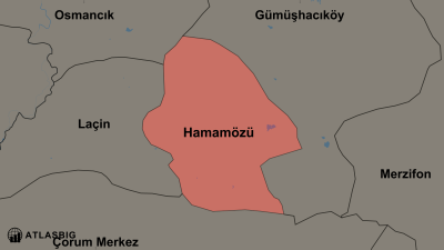 Hamamözü ve Komşu İlçeler Haritası Thumbnail