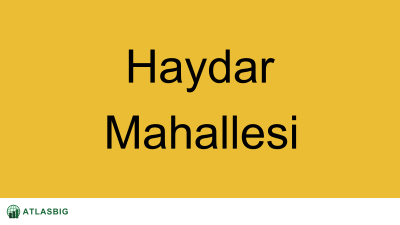 Haydar Mahallesi Haritası Thumbnail