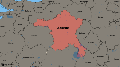 Ankara ve Komşu İller Haritası Thumbnail