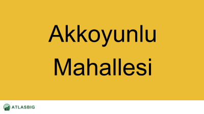 Akkoyunlu Mahallesi Haritası Thumbnail