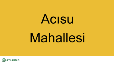 Acısu Mahallesi Haritası Thumbnail