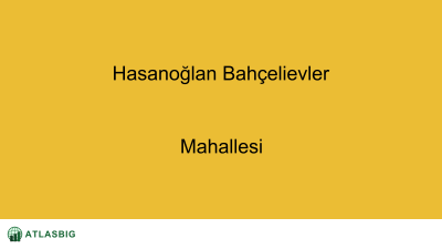 Hasanoğlan Bahçelievler Mahallesi Haritası Thumbnail