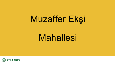 Muzaffer Ekşi Mahallesi Haritası Thumbnail