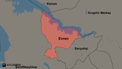 Evren ve Komşu İlçeler Haritası Thumbnail