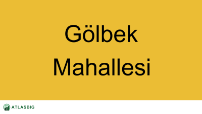 Gölbek Mahallesi Haritası Thumbnail