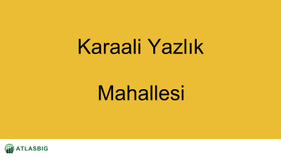 Karaali Yazlık Mahallesi Haritası Thumbnail