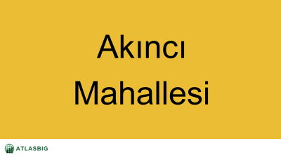 Akıncı Mahallesi Haritası Thumbnail