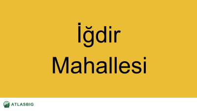 İğdir Mahallesi Haritası Thumbnail