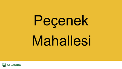 Peçenek Mahallesi Haritası Thumbnail
