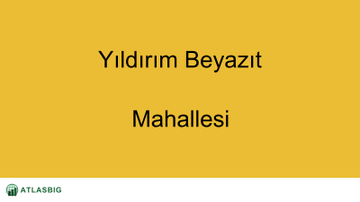 Yıldırım Beyazıt Mahallesi Haritası Thumbnail