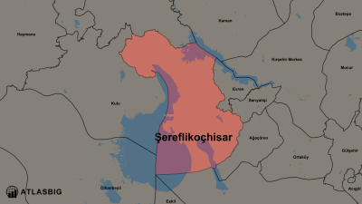 Şereflikoçhisar ve Komşu İlçeler Haritası Thumbnail