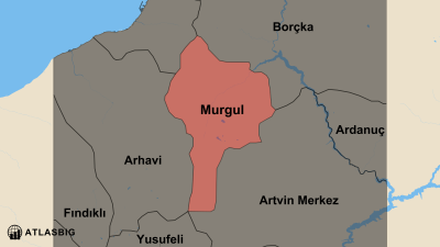 Murgul ve Komşu İlçeler Haritası Thumbnail