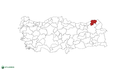 Türkiye haritasında Artvin Thumbnail