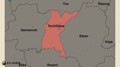 İncirliova ve Komşu İlçeler Haritası Thumbnail
