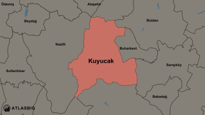 Kuyucak ve Komşu İlçeler Haritası Thumbnail