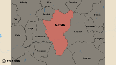 Nazilli ve Komşu İlçeler Haritası Thumbnail
