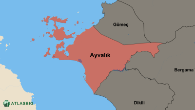 Ayvalık ve Komşu İlçeler Haritası Thumbnail